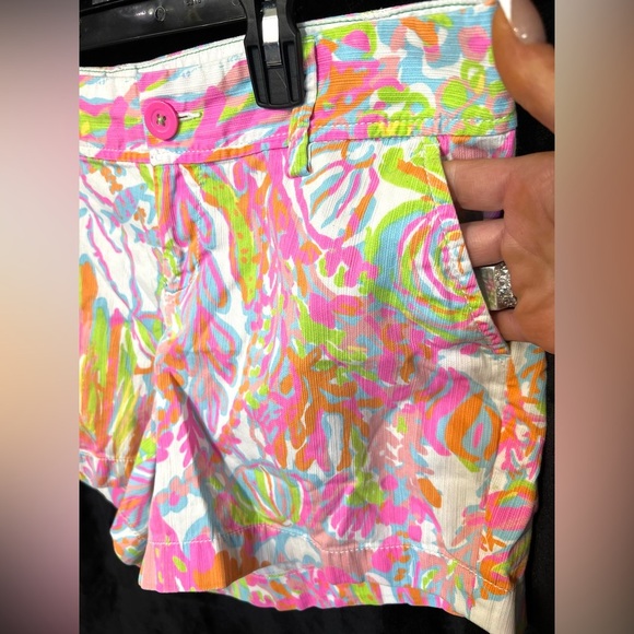 🩷💚Lilly Pulitzer | Callahan Scuba To Cuba Shorts  SZ 8- EUC🩷💚 - Picture 8 of 13